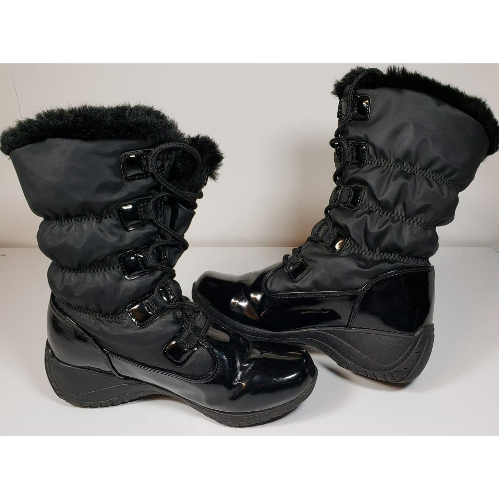 KHOMBU Audrey Women’s Winter Snow Boots Black Size 6M